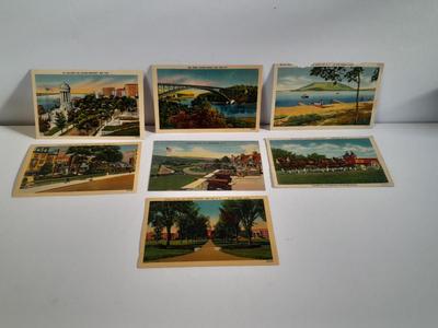 Vintage Post Cards from New York 1930's - Linen Jubb Co. ~ Unused