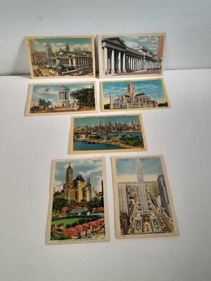 More Vintage Post Cards from New York 1930's  ~ Unused