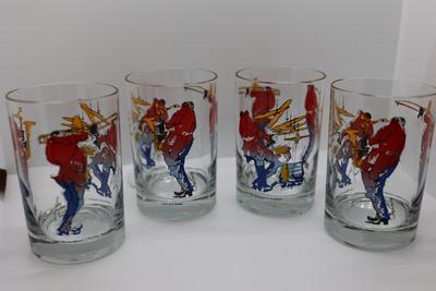 LEO MEIERSDORFF Set of (4) Jazz Fest Glasses - The LJungberg Collection