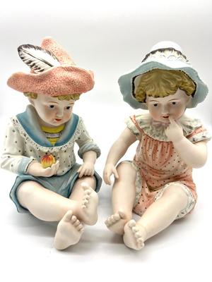 VINTAGE ANDREA SADEK Piano Baby Boy & Girl