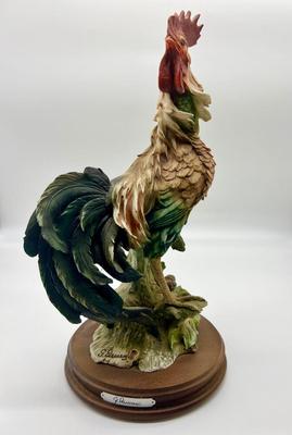 Giuseppe Armani Rooster Figurine Capodimonte Neapolitan Marking *Read Details*