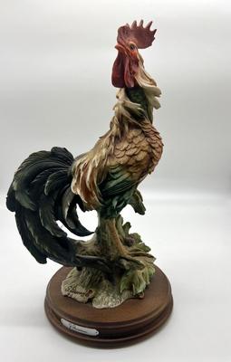 Giuseppe Armani Rooster Figurine Capodimonte Neapolitan Marking *Read Details*