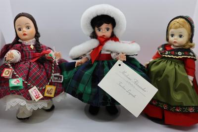 7.5â€ Madame Alexander Collectible Dolls - (4) total