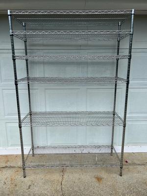 Metal Garage 6 Shelf Unit