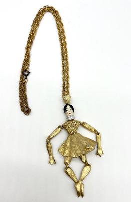 Polcini BALLERINA Brooch/Pendant & Necklace