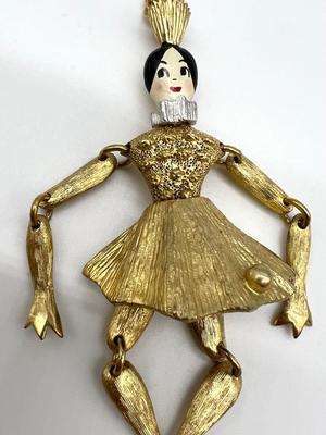 Polcini BALLERINA Brooch/Pendant & Necklace