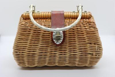 Vintage Woven Purse - Made in British Hong Kong