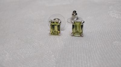 Handcrafted Peridot Orfevrerie Wiskemann 925 Earrings