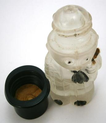Comical Figure Satin Glass Perfume Bottle