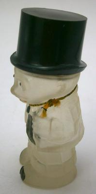 Comical Figure Satin Glass Perfume Bottle