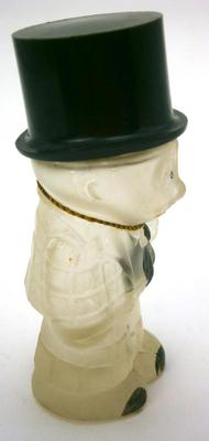 Comical Figure Satin Glass Perfume Bottle