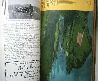 Adirondack guide, vacationland in picture