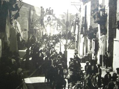 Early 1900's Image of Military Parade or Festival