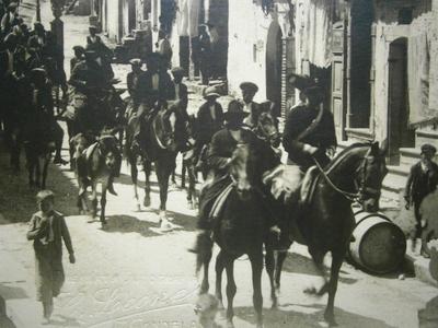 Early 1900's Image of Military Parade or Festival