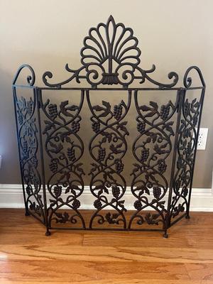Cast Iron Fireplace Screen