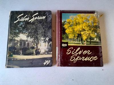 1949 & 1950 Silver Spruce Yearbooks - Colorado A&M College Fort Collins, Colorado