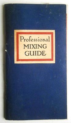 1950 "Professional MIXING GUIDE" Pamphlet