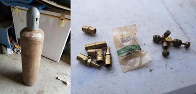 Acetylene Tank and Welding Supplies