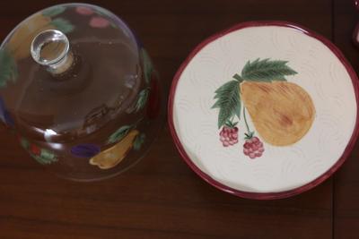 Noble Excellence Napa Valley Cheese & Cracker Set with Glass Dome, Cracker Boat & Cheese Knife