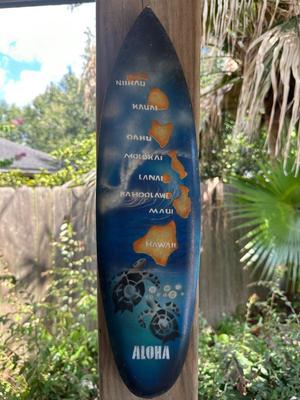 Four Wooden Hawaii Decor (4) total