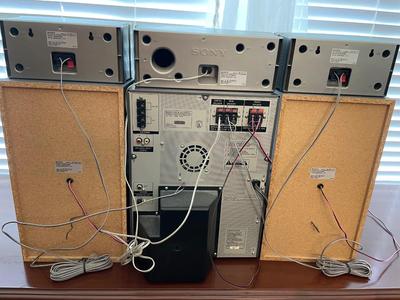 SONY Stereo System & Speakers
