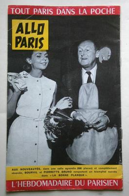 "ALLO PARIS" Compliments of TWA