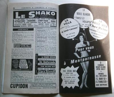 "ALLO PARIS" Compliments of TWA