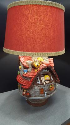 APSIT BROS. OF CA  Nursery Rhyme Lamp