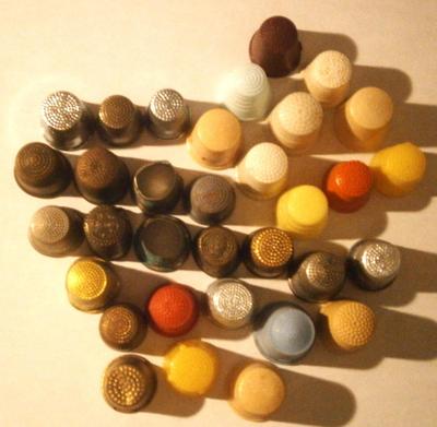 Lot of Old Thimbles