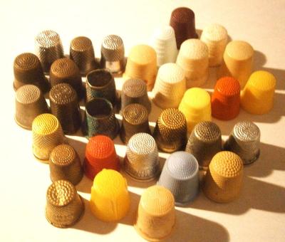 Lot of Old Thimbles