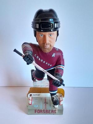 NHLPA NHL Forever Collectible Peter Forsberg -21 - C 671 of 5,021 Bobble Head Avalanche