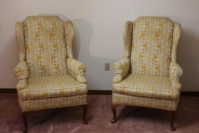 Pair of Key City Vintage Wing Chairs