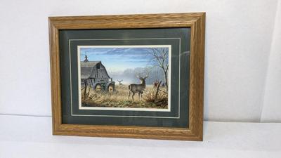 Larry Zach "Old Rivals" Framed and Signed Print