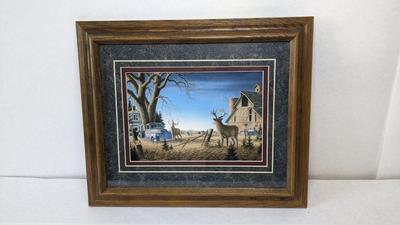 Larry Zach "Old Rivals II" Framed and Signed Print