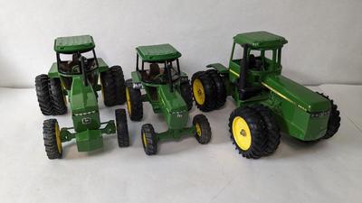 1980's Ertl John Deere Collectors Series 8850, 2550, and 4850 