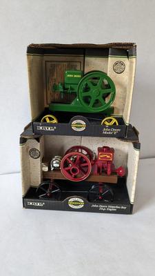 Ertl Vintage Engines John Deere Model E and Waterloo Boy In Box Tractors