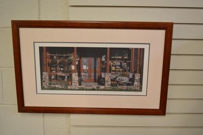 "Ginseng" Mountain Morning / OE" Framed, Matted, & Signed Jack Flynn '05 Wall Art
