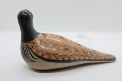 Vintage Mexico Folk Art Pottery Bird