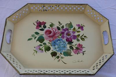 Beautiful Hand Painted Serving Tray