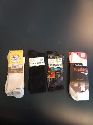 Brand new Smart wool socks and new fox river walking socks
