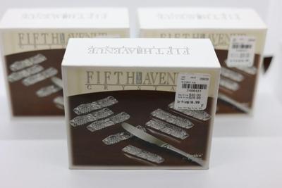 (24) Fifth Avenue Crystal Knife Rests W/ Original Boxes