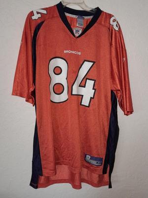Reebok NFL Equipment Bronco's Jersey Shannon Sharpe #84 Size XL