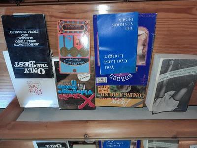 XXX books The Kama Sutra X-rated video guide, and others