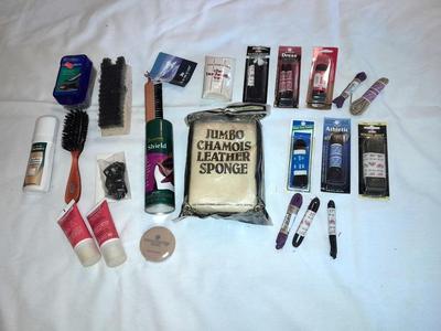 Shoe care - new laces - Water shield - and cleaning brushes