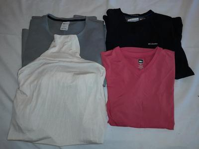 Women's tops Thermafit Nike - REI - Columbia make your own heat - Sportsilke 100% silk turtle neck