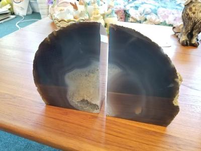 Geode Book Ends