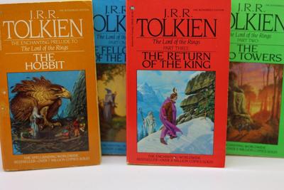 Vintage J.R.R. Tolkien - The Hobbit & The Lord of the Rings Book Set -