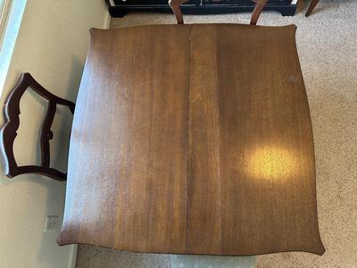 EXTENSOLE FOLD AWAY DINING ROOM TABLE