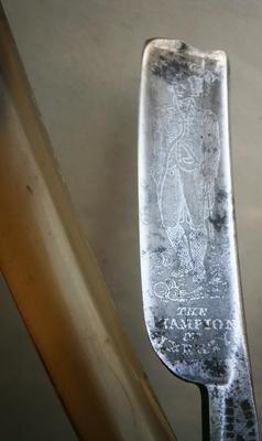 " GEORGE WASHINGTON Straight Razor