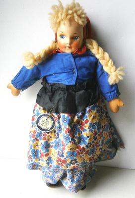 Vintage "KATERINA OF THE TYROL" Cloth Doll